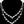 Cubic Zirconia Marquise Pointed Rhinestone Paved Double Layered Necklace - Silver, Gold or Rosegold