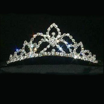Princess Debut Crystal Rhinestone 1.5" Silver Tiara