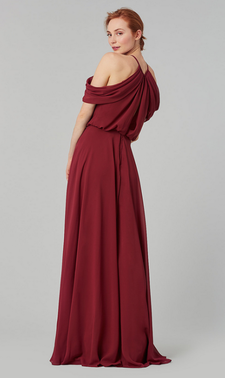 AB200012 Sangria Wine Bridesmaid / Mother of the Bride Dress - Size 8