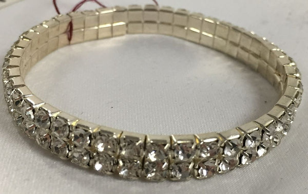 Silver 2 Row Bracelet