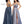 ENVIOUS Couture 1729 Steel Blue Shimmer Halter A-Line Dress with Slit