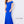 Cameron Blake 221691 Royal Blue Off Shoulder Luxe Crepe Fit-n-Flare Dress - Size 20