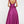 ALYCE Paris 1428 Aubergine Boat Neck Modest A-Line Dress