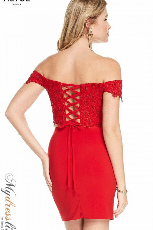 Alyce Style 4132 in Red Back 2pc