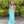 Alyce 6266 Aqua Sweetheart Chiffon A-Line Dress with Tie Back