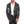 Rose and Black Sequin Fashion Jacket