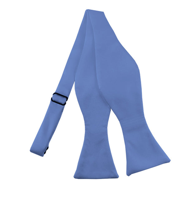 Steel Blue Bow Tie, Pocket Square & Lapel Pin Set