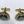 Masonic Square and Compass Gold Rhinestone Boxed Cufflinks