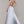 Clarisse 3712 Platinum Charmeuse Satin Dress w/ Slit