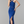 Clarisse 3483 Royal V-Neck Jersey Fitted Dress