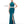 Clarisse 3761 is a two piece prom dress made in stretchy jersey knit, with a racerback crop top with a unique strappy neckline, and a long fitted skirt with a front slit.