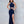 Clarisse 3761 is a two piece prom dress made in stretchy jersey knit, with a racerback crop top with a unique strappy neckline, and a long fitted skirt with a front slit.
