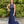 COLETTE 19809 Navy Key Hole Neckline Fit-n-Flare Dress