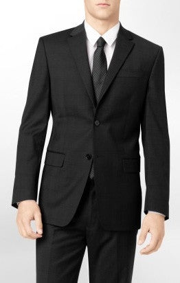 Two Piece Black Caravelli Regular Fit Suit