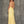 Dave & Johnny 10567 Fitted Yellow Lace Dress with Slit - Size 16