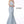 JOVANI 65416 Soft Blue High Neck Glitter Mermaid Dress - Size 8