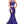 Mac Duggal 66496L Royal Purple 2 Piece Halter Mermaid Dress - Size 4