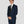 Navy West End Black Satin Shawl Lapel Slim Fit Tuxedo