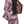 Purple & Black Snake Skin Print Tuxedo Jacket with Shawl Lapel and Matching Pant