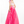 Rachel Allan 2059 White Lace Bodice Fuschia Skirt Ballgown