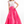 Rachel Allan 2059 White Lace Bodice Fuschia Skirt Ballgown