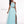 Rachel Allan 6437 Mint Blue Halter 2 Piece Dress with Slit