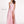 Rachel Allan 6487 Soft Pink Satin Illusion Halter A-Line Dress with Slit