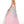 Rachel Allan 7063 Pink Floral Embroidered A-Line Dress