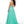 Rachel Allan 7082 Aqua Green Shimmering A-Line Dress