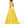 Rachel Allan 7185 Yellow Off the Shoulder 2 Piece Satin Dress with Slit