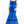 Rachel Allan Curves 7811 Royal Blue Fit-N-Flare Dress with Beaded Design Skirt