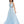 Rachel Allan 7097 Blush Pink Flowy Chiffon Dress - Size 4