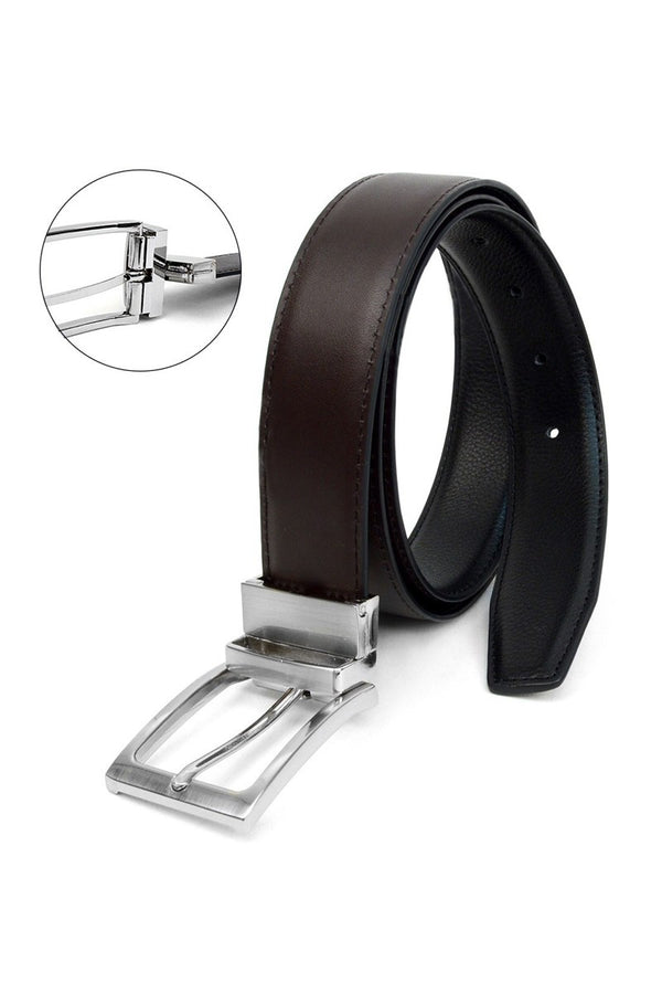 Men's Black & Brown Reversible Belt