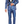 Royal Blue & Black Leopard Print Tuxedo with Black Shawl Lapel