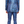 Royal Blue & Black Leopard Print Tuxedo with Black Shawl Lapel