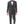Steel Grey Allure Dark Gray Tuxedo Suit Jean Yves